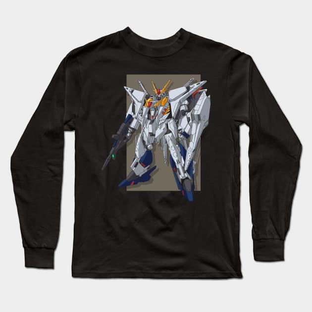 Xi Gundam Long Sleeve T-Shirt by nikmatiaja